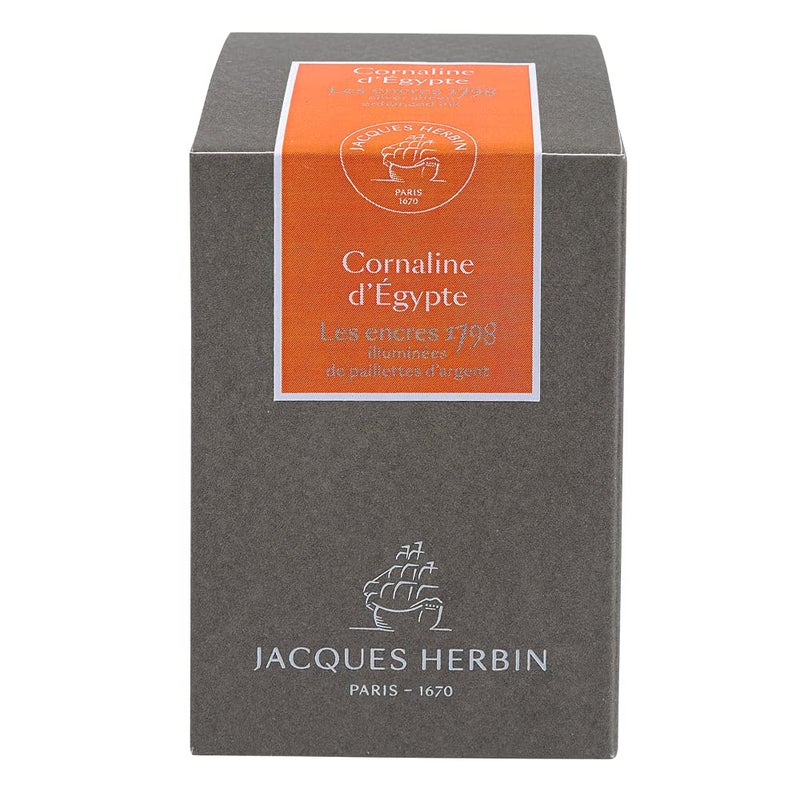 Jacques Herbin 15556JT Jaques 1798 Anniversary Ink, Cornaline D'Egypt, 50 ml - Image 2